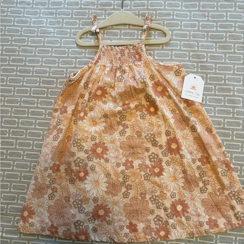 Little Co. Organic Cotton and Linen Sundress NWT